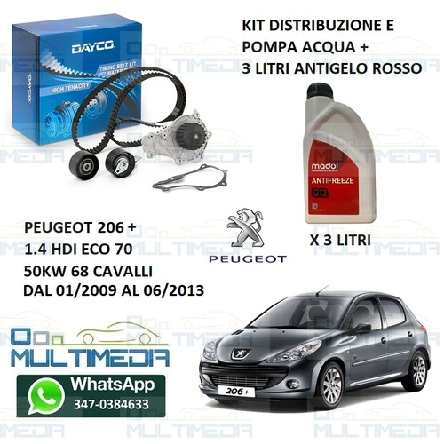 Kit distribuzione pompa acqua - distribuzione,