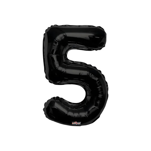 Palloncino numero nero salva - numero,