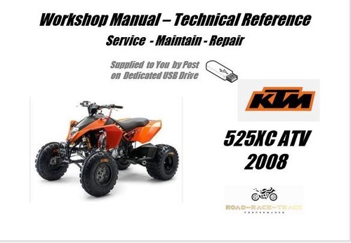 Ktm 525xc atv manuale officina - manuale,