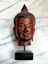 ANTICA TESTA DI BUDDHA IN