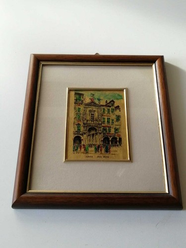 Quadro lamina oro kt - quadro, arco