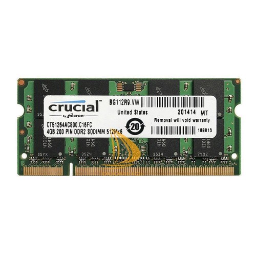 Crucial ram 2rx8 pc2 6400 - gb, pc2-6400