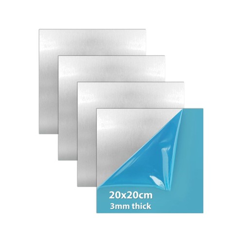Lamiera alluminio 20x20cm - , 3mm