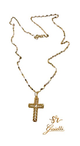 Collana oro giallo 45cm con - giallo,
