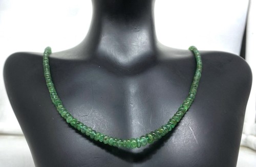 Collana smeraldo perline - 20",