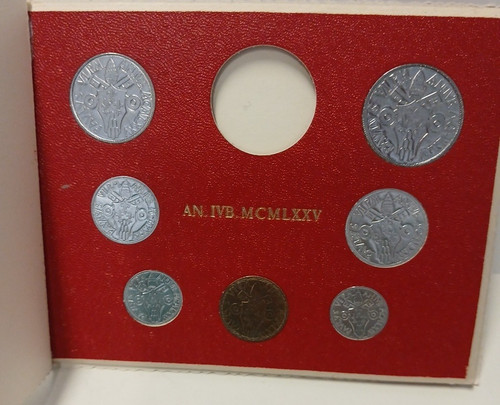 Vaticano monete serie 1975 - monete,