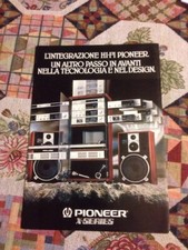 Opuscolo Pieghevole Della Pioneer X Series Anni 80?