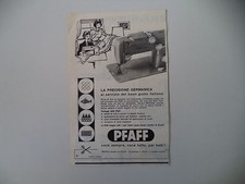 advertising Pubblicità 1960 MACCHINA PER CUCIRE PFAFF 260