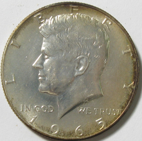 Mezzo dollaro kennedy 1965 non - mezzo,