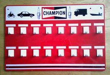 INSEGNA PANNELLO PUBBLICITARIO CHAMPION ANNI 70 CHAMPION ADVERTISING PANEL 70'S