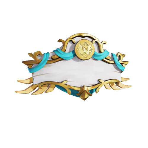 Stemma nave fenice dorata mare - stemma,