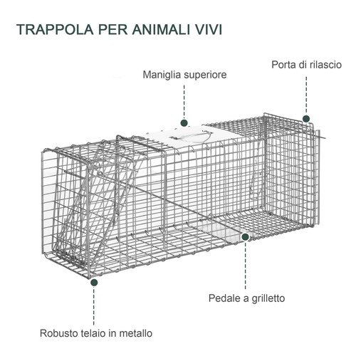 Gabbia trappola per - trappola,