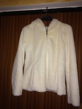 Pellicciotto Sintetico Bianco Donna Tg M