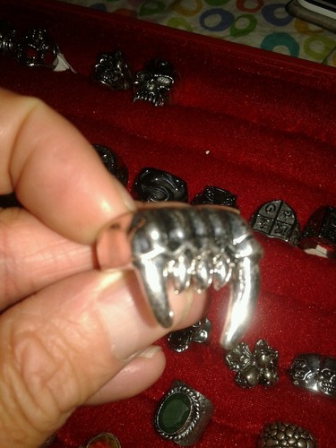 Anello teschio denti misura - teschio, 24