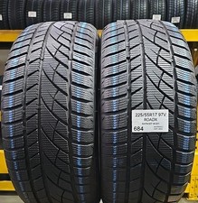2 PNEUMATICI 225/55 R17 97V ROADX  INVERNALI  GOMME USATE 92% RESIDUO 2255517