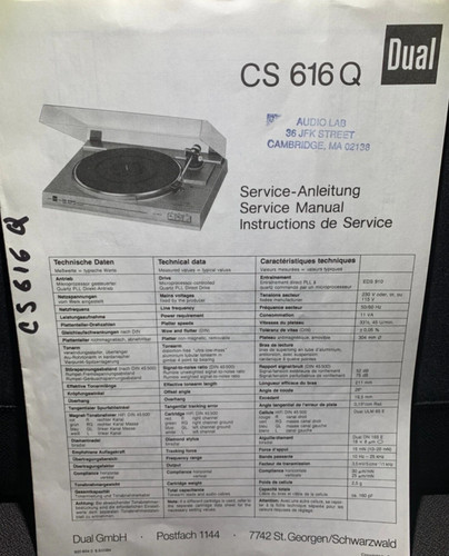 Dual 616 giradischi - dual,