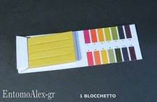 Strisce indicatore PH x1 conf. 80 cartine tornasole acquario piscina urine TEST