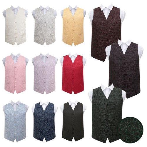 Gilet smoking uomo tessuto