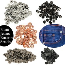 Jeans Rivetti Bottoni 7Mm Con