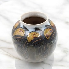 Antico vaso ceramica smaltata