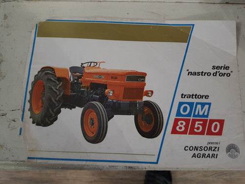 Fiat 850 trattore depliant - ,