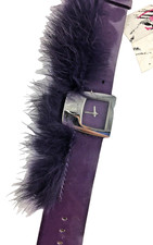 Orologio Just Cavalli Quarzo Donna 33 mm Bracciale in Pelle Viola Fashion Usato