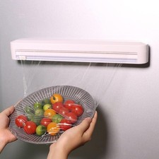 Dispenser Taglierina Pellicola Alimentare Riutilizzabile Cutter Cucina Safe