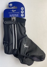 Sealskinz Sovrascarpa da bicicletta con suola aperta a LED per tutte le stagioni - Nero, X-Large
