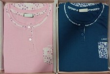 Pigiama Estivo Primaverile Donna Cotone Fantasia Manica Lunga Leggero