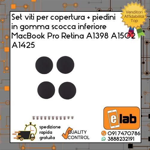 Set piedini gomma viti - gomma+set,