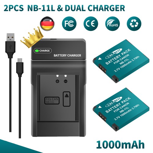 11l 11lh batteria per - 2x, nb-11l