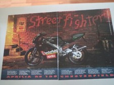 advertising Pubblicità 1996 MOTO APRILIA RS 125 CHESTERFIELD REPLICA