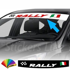 Sticker sun visor RALLY chess