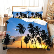 Copripiumino spiaggia palme da