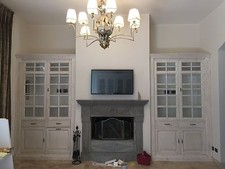 COPPIA DI LIBRERIE GEMELLE SU MISURA MASSELLO