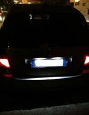 COPPIA LUCI TARGA LED SMD 36MM BIANCO GHIACCIO MERCEDES CLASSE B W246 2012-2015