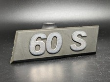 FIAT 60 S LOGO SIGLA EMBLEMA FREGIO STEMMA SCRITTA TARGHETTA BADGE TARGA NOME