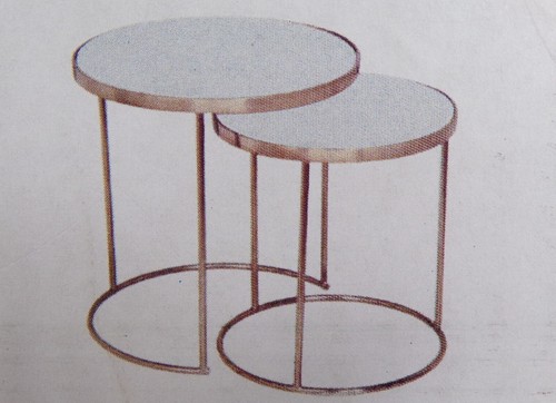 Tavolino stella marmo - marmo,