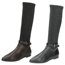 Donna Spot On Stivali Alti Al Ginocchio 'F4r367'