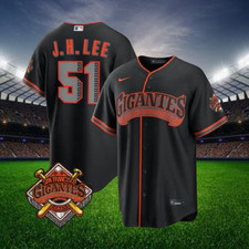 Jung Hoo Lee #51 Giants Black