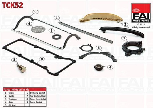 Kit catena distribuzione - catena, per