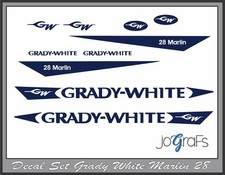 Grady White Marlin 28 Decals