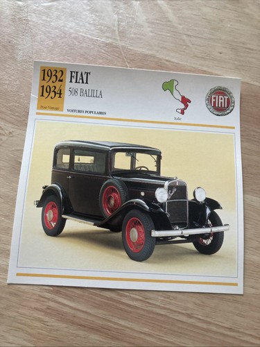 Fiat 508 balilla 1932 1934 - 508, /