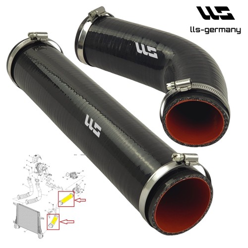 Tubo turbo intercooler - 2x,