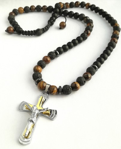 Collana croce gesù - gesù, ciondolo