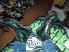 dr martens 1919 Verde Y Negro