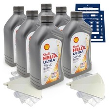 6 litri olio motore originale Shell Helix Ultra Diesel 5W40 5011987031791 226.5 229.5
