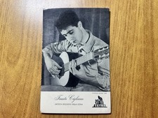 CARTOLINA FOTOGRAFIA CANTANTE FAUSTO CIGLIANO NON VIAGGIATA DB
