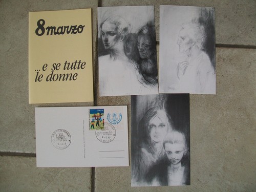 Lotto cartoline dedicate - lotto, 4