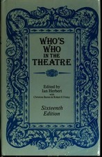 Who's Who in the Theatre : A